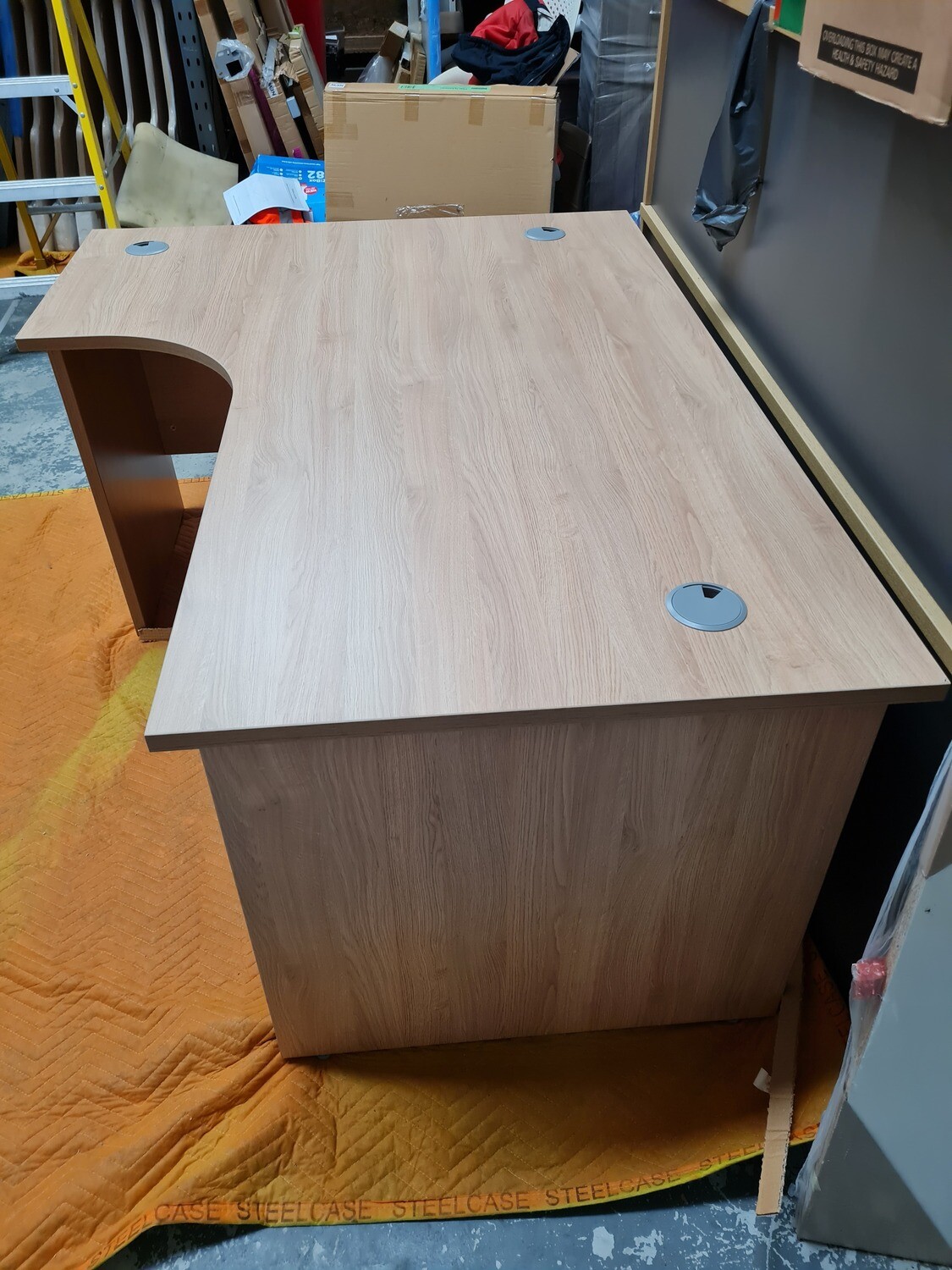 Oak Radial Desk Oak Radial Desk