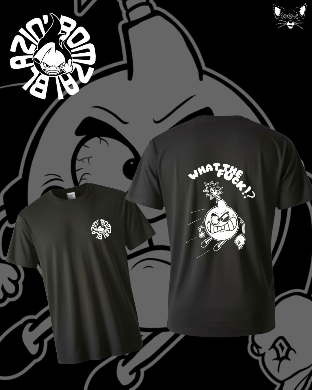 WTF Blazin' Bomzai Shirt M