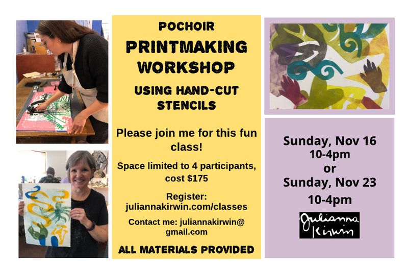 POCHOIR WORKSHOP • November 16