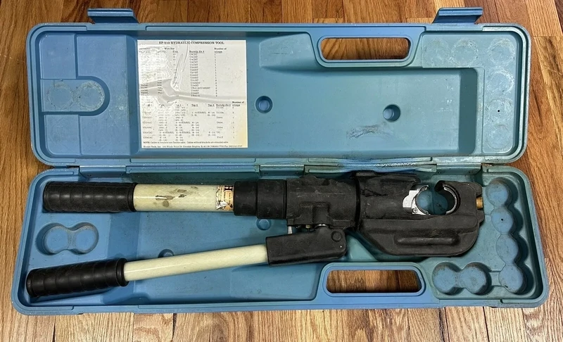 Thomas &amp; Betts TBM14M 14-Ton Hydraulic Crimping Tool w/ Case