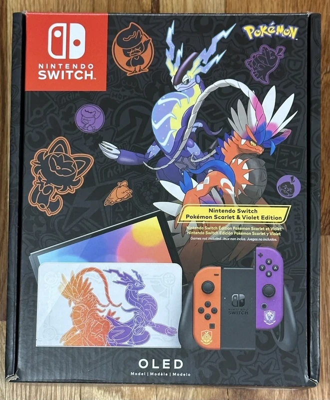 Nintendo Switch OLED Pokémon Scarlet &amp; Violet Edition 64GB