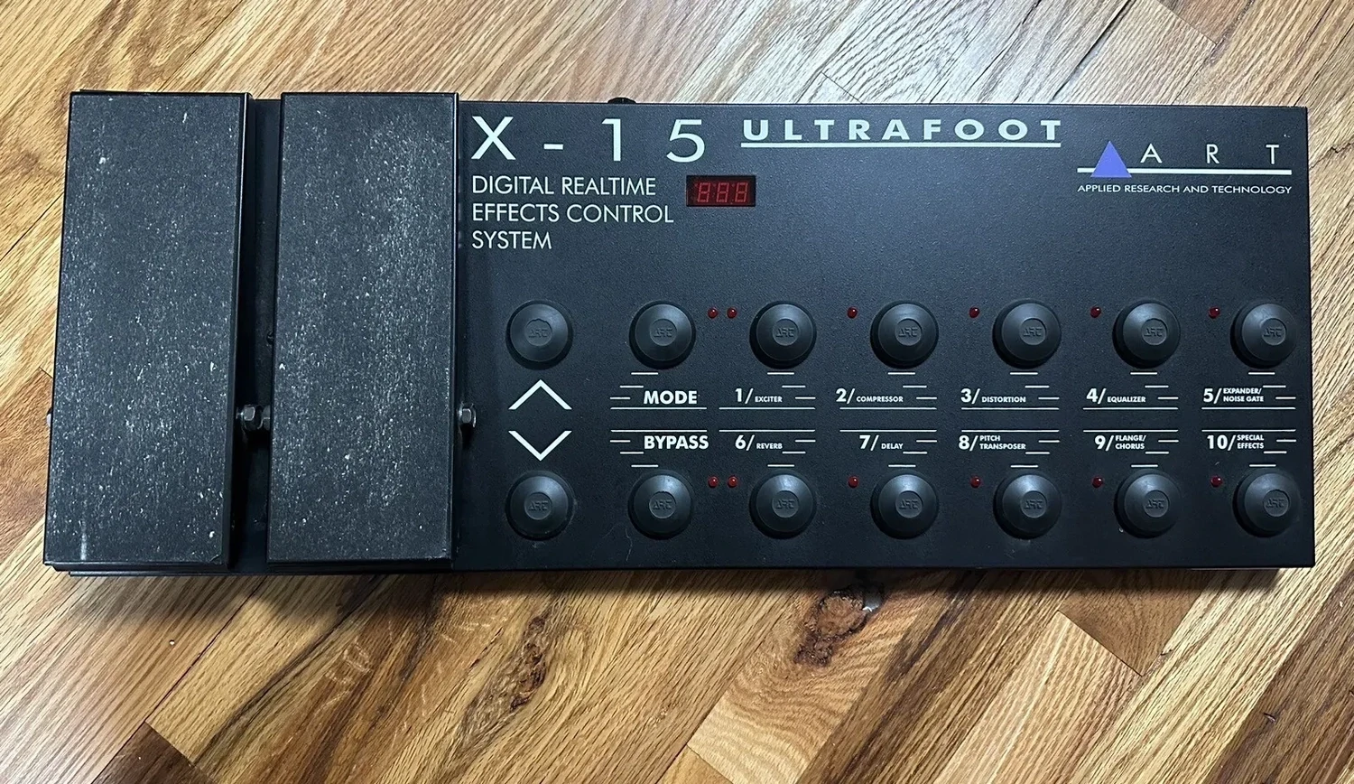 ART X-15 Ultrafoot Digital Realtime Effects Control System