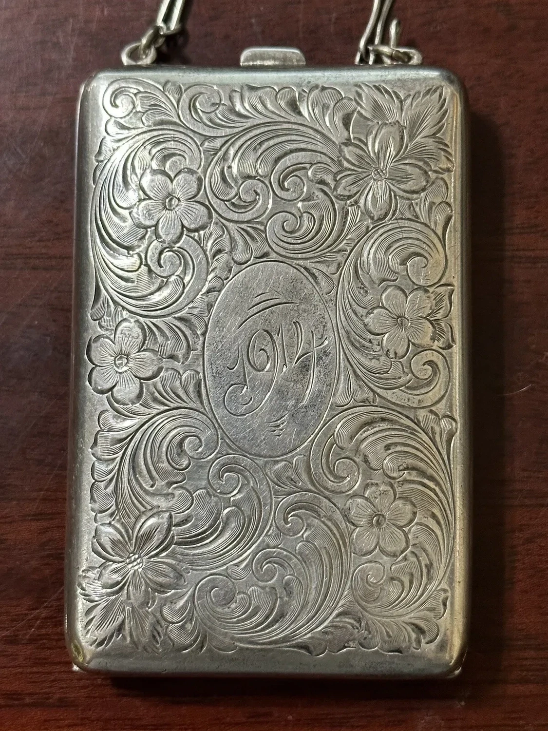 Sterling Silver Coin/Cosmetic Case