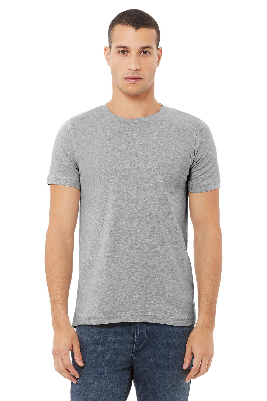 UNISEX HEATHER CVC SHORT SLEEVE TEE