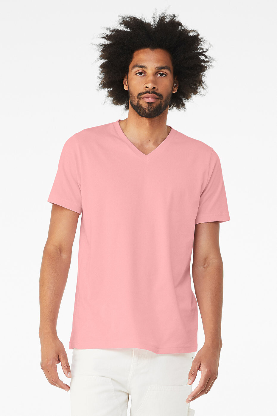 UNISEX JERSEY SHORT SLEEVE V-NECK TEE