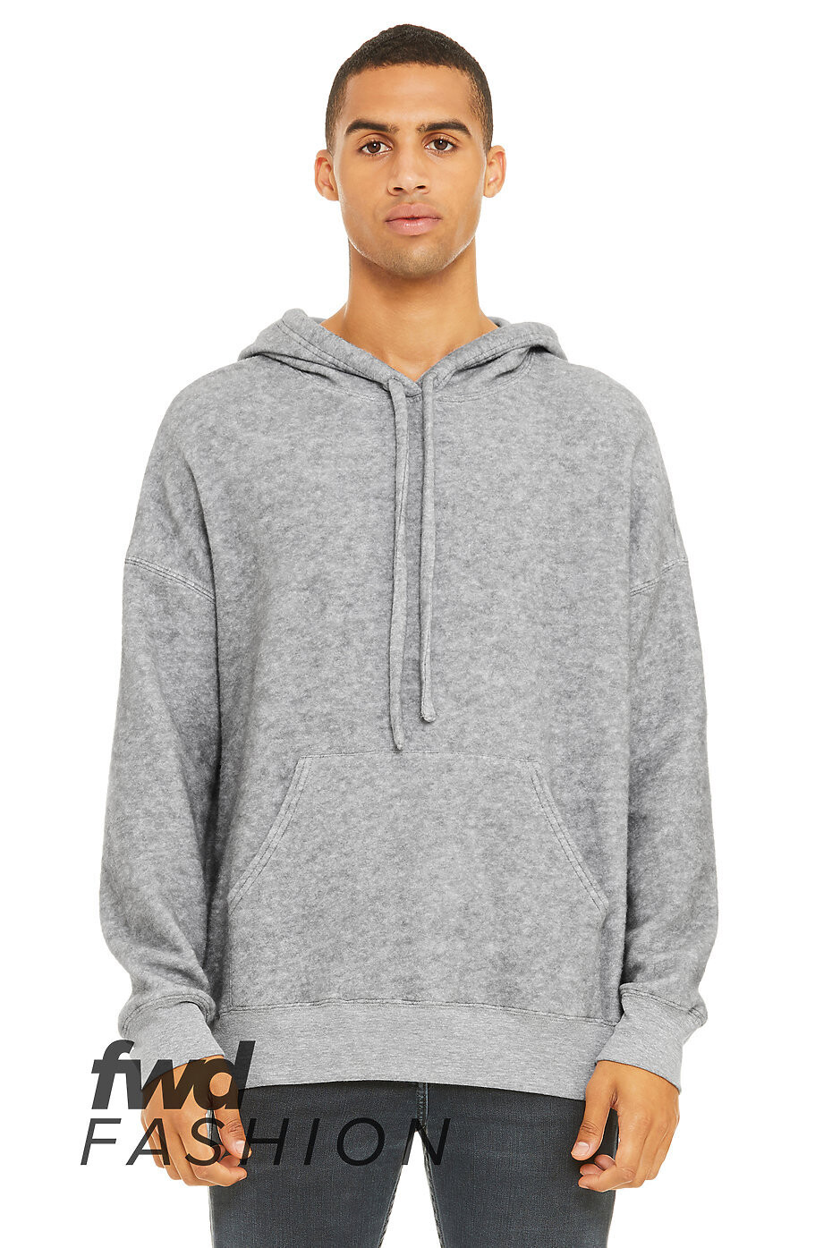 UNISEX SUEDED FLEECE PULLOVER HOODIE