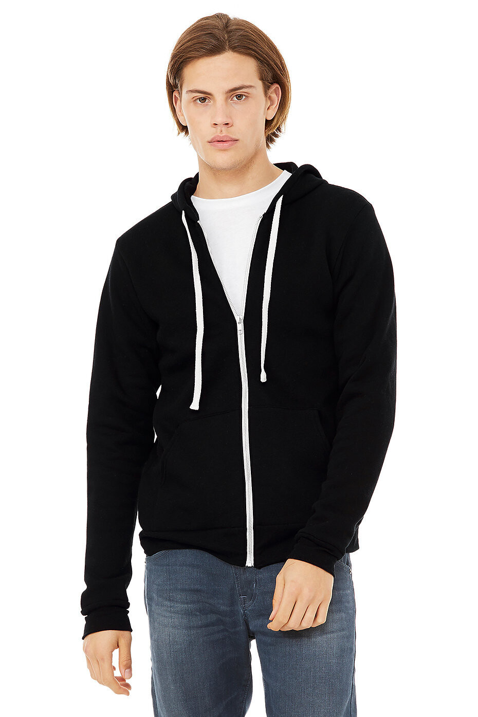 UNISEX TRIBLEND FLEECE ZIP HOODIE