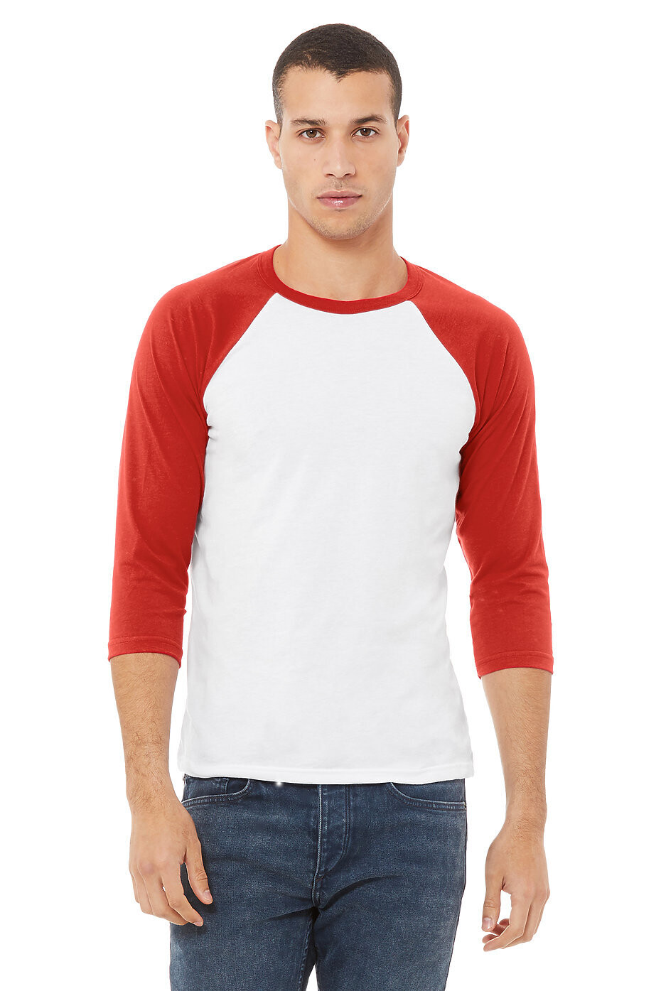 UNISEX 3/4 SLEEVE BASEBALL TEE