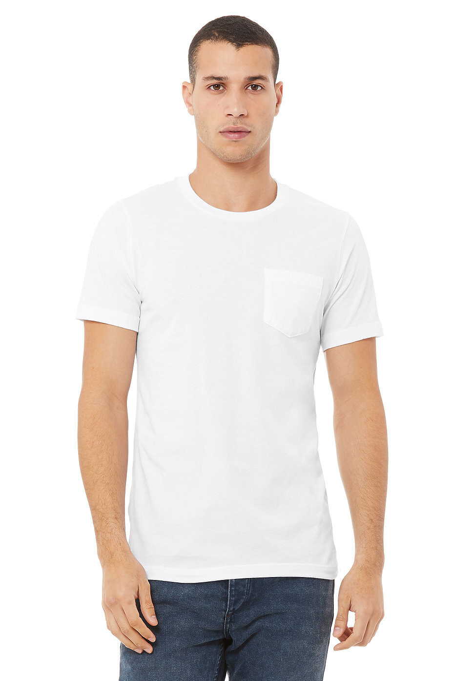 MEN&#39;S JERSEY SHORT SLEEVE POCKET TEE