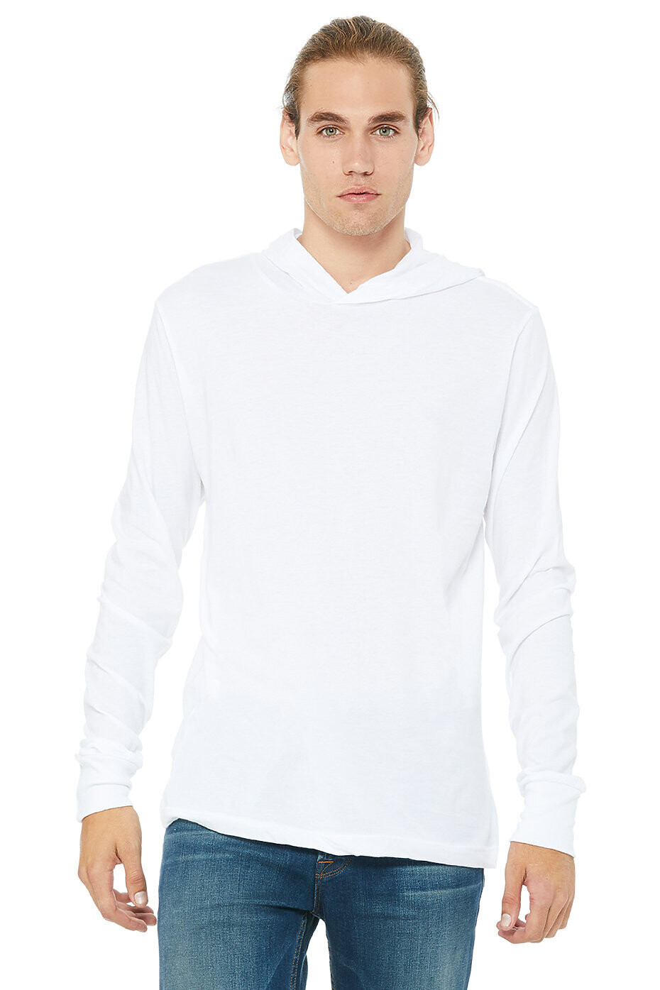 UNISEX JERSEY LONG SLEEVE HOODIE