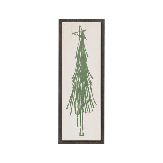 Carved Tree Wood Decor