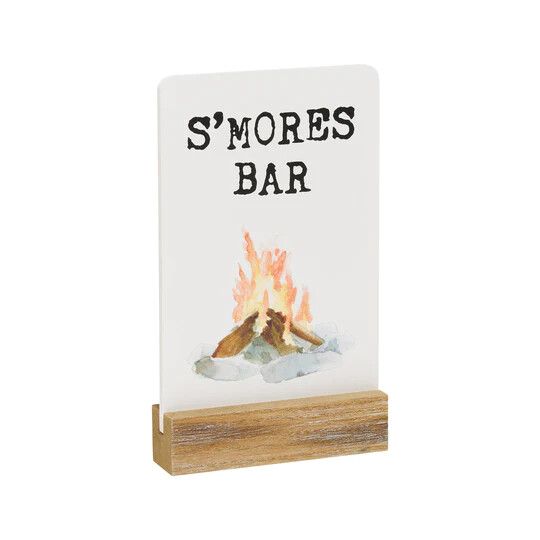 S'mores Bar Tabletop Sign