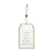 Baby It's Cold/Twas The Night Reversible Ornament