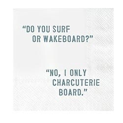 Do You Surf or Wakeboard? Cocktail Napkins Do You Surf or Wakeboard? Cocktail Napkins