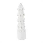 White Carved Tree; Small