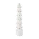 White Carved Tree; Large