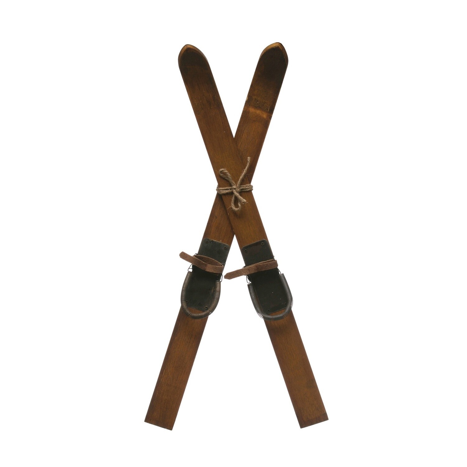 Wood Skis Decor SEt