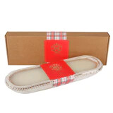 'Noble Fir" 5 Wick White Beaded Dough Bowl Candle