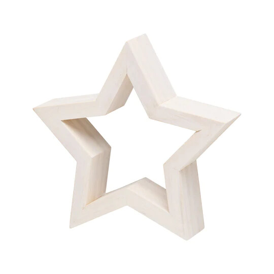 White Wood Star