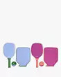 "Let's Rally" Pickleball Set; Kate Spade
