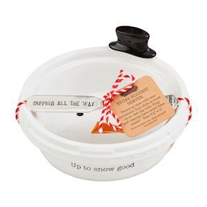 SNOWMAN STORE BOUGHT CONTAINER