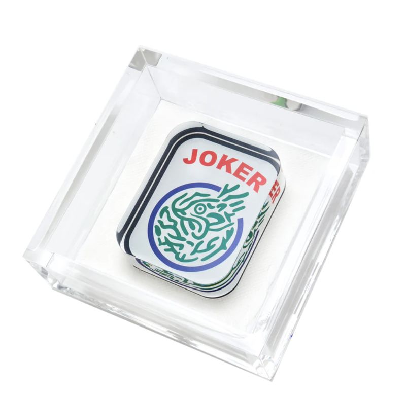 COCKTAIL NAPKIN HOLDER - MAHJONG