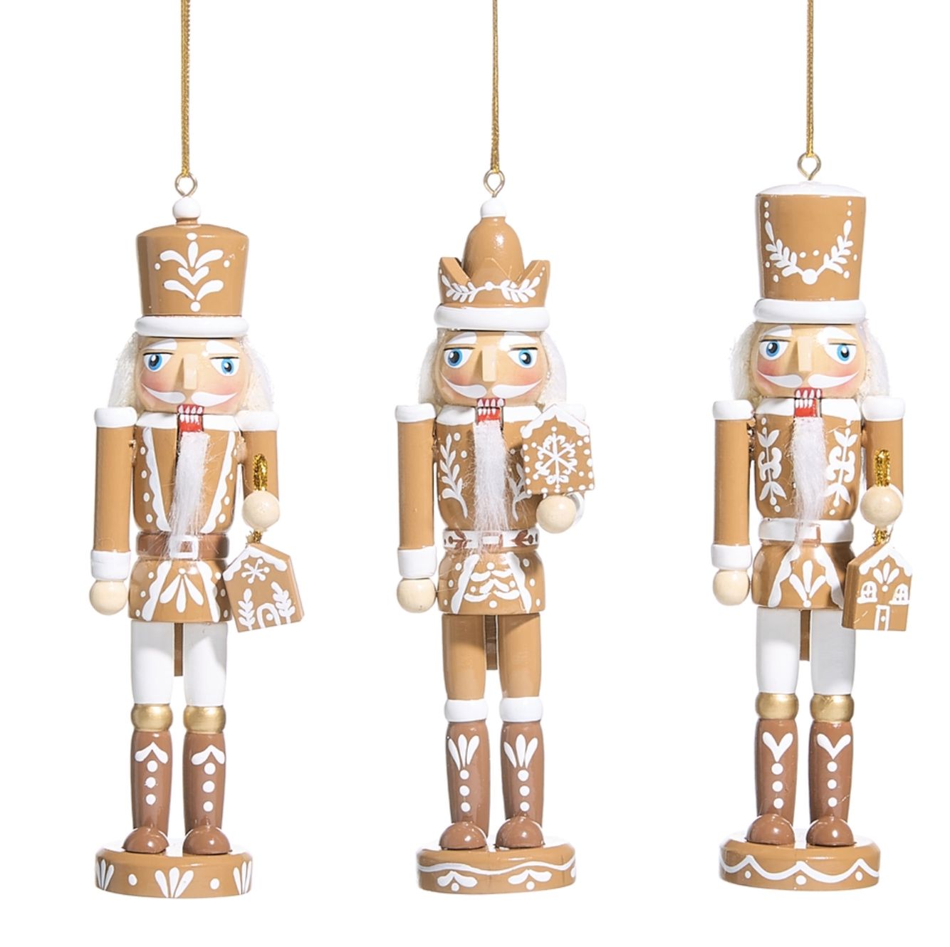 6" Gingerbread Nutcracker Ornament