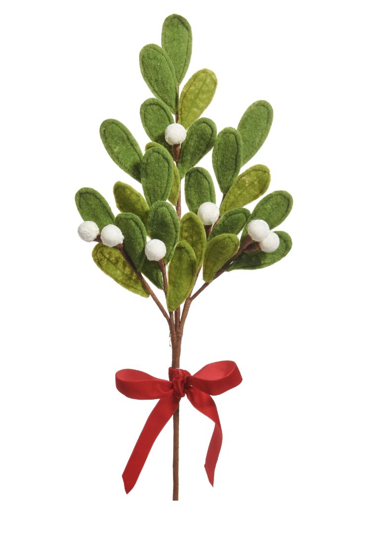 Felt Mistletoe Pick