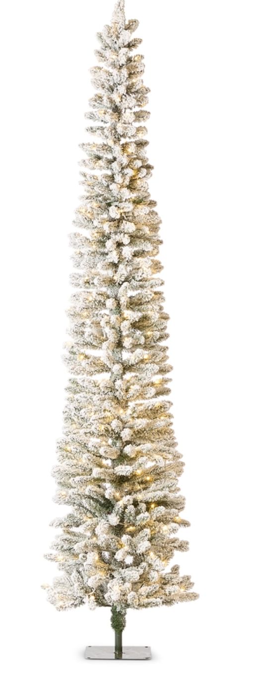 9' Snowy Alpine Lighted Tree