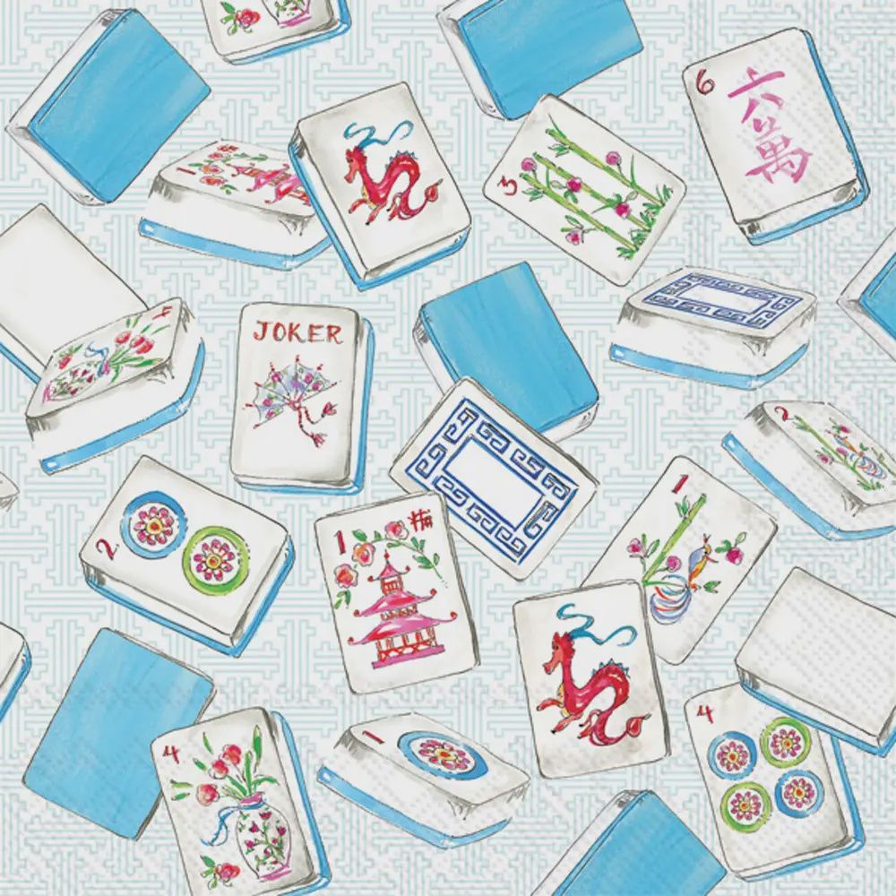 Mahjong Tile Napkins
