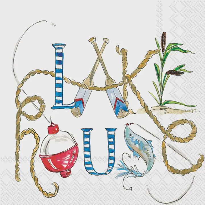 Lake House Cocktail Napkins