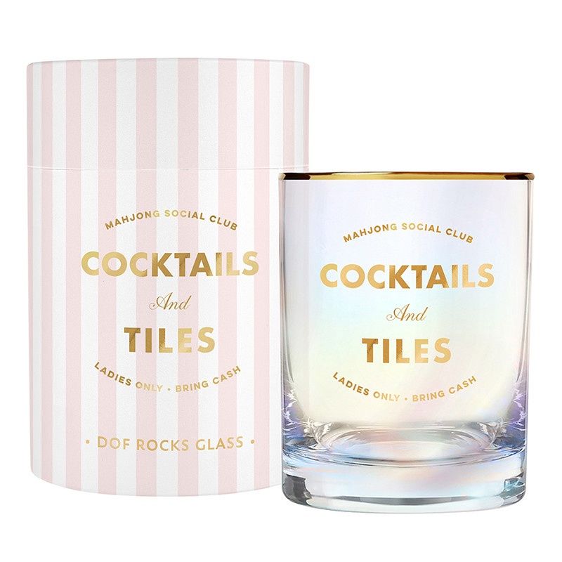 Gold Foil DOF Rocks Glass - Cocktails and Tiles Gold Foil DOF Rocks Glass - Cocktails and Tiles