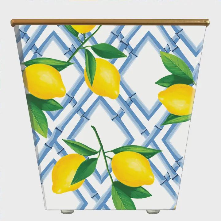 Whh Lemon Bamboo Cachepot Candle Cool Citrus Basil