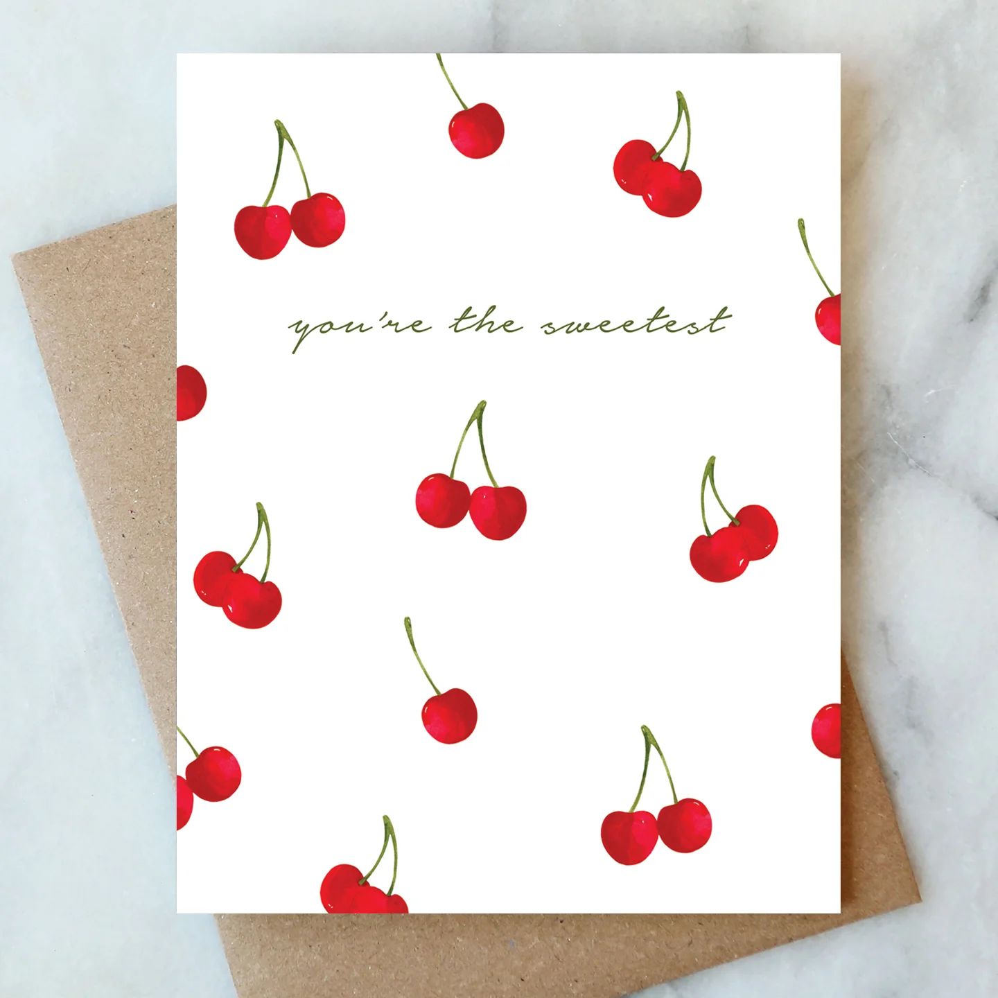 Sweet Cherries Greeting Card