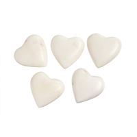 Set of Marble Hearts; Set of Five