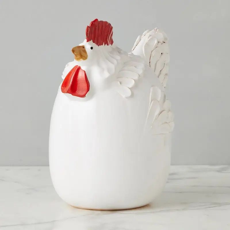 French Rooster; Ceramic; 11.4" H