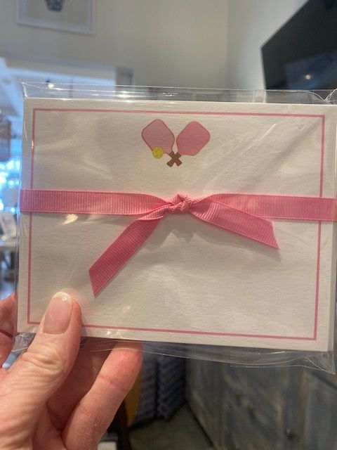 Set of 10 Pickleball Notecards and Envelopes Set of 10 Pickleball Notecards and Envelopes