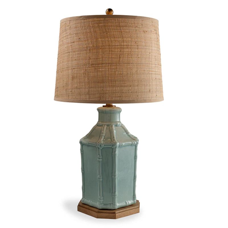 Amelia Celadon Lamp; 31"