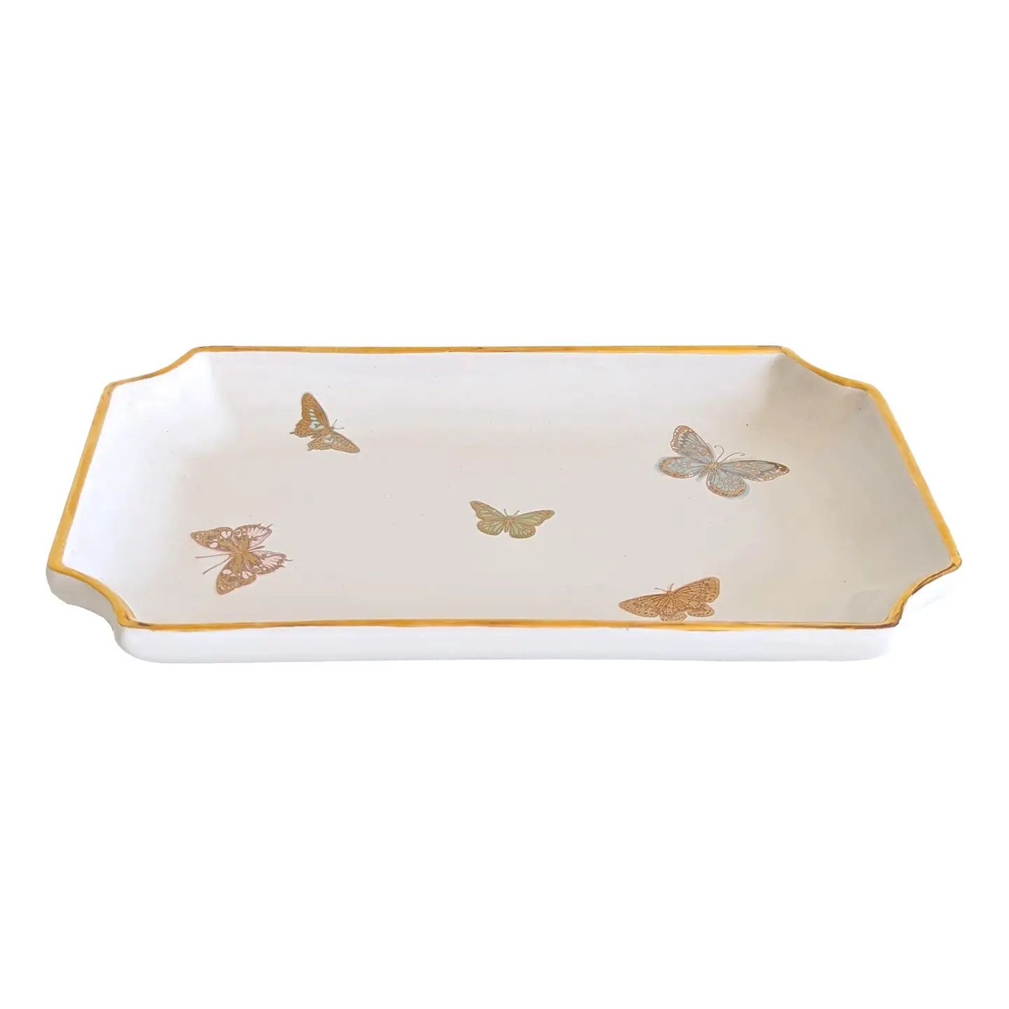 Gilded Butterfly Tray