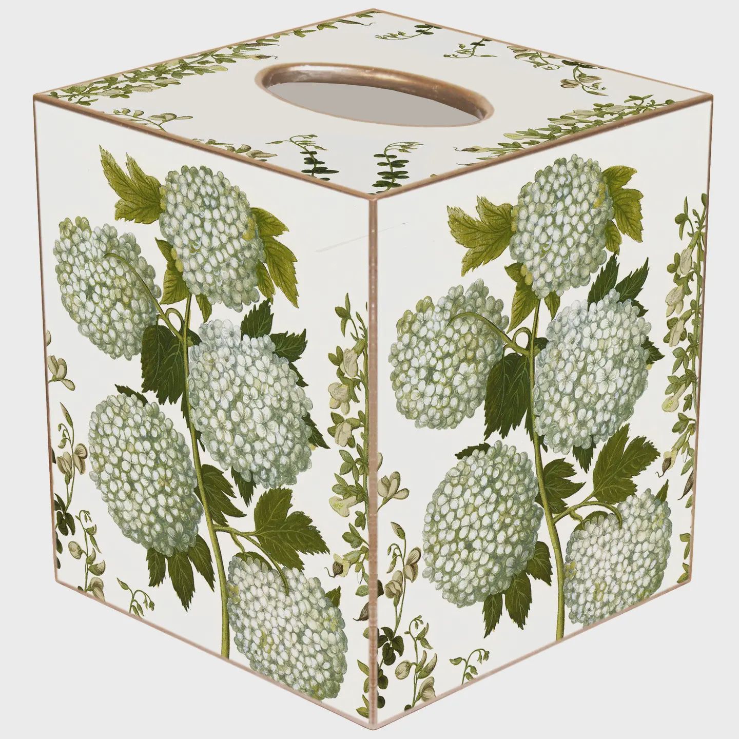 Pale Hydrangeas Handmade Tissue Box Cover