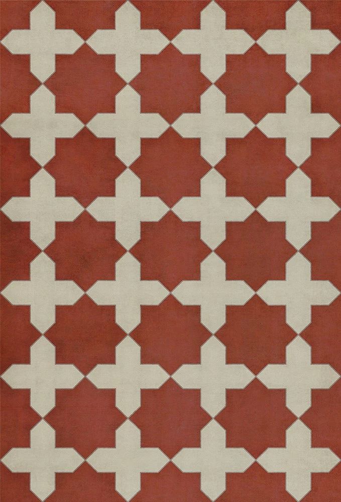 Red 38" x 56" Floor Cloth