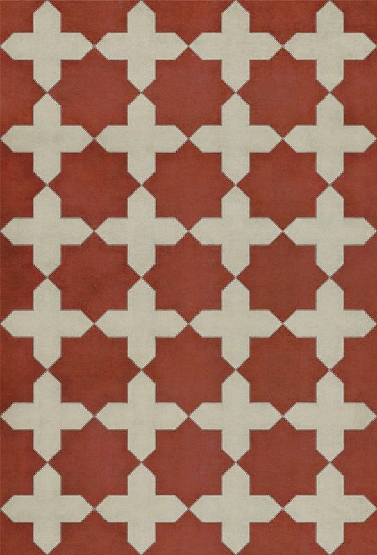 Red 38" x 56" Floor Cloth