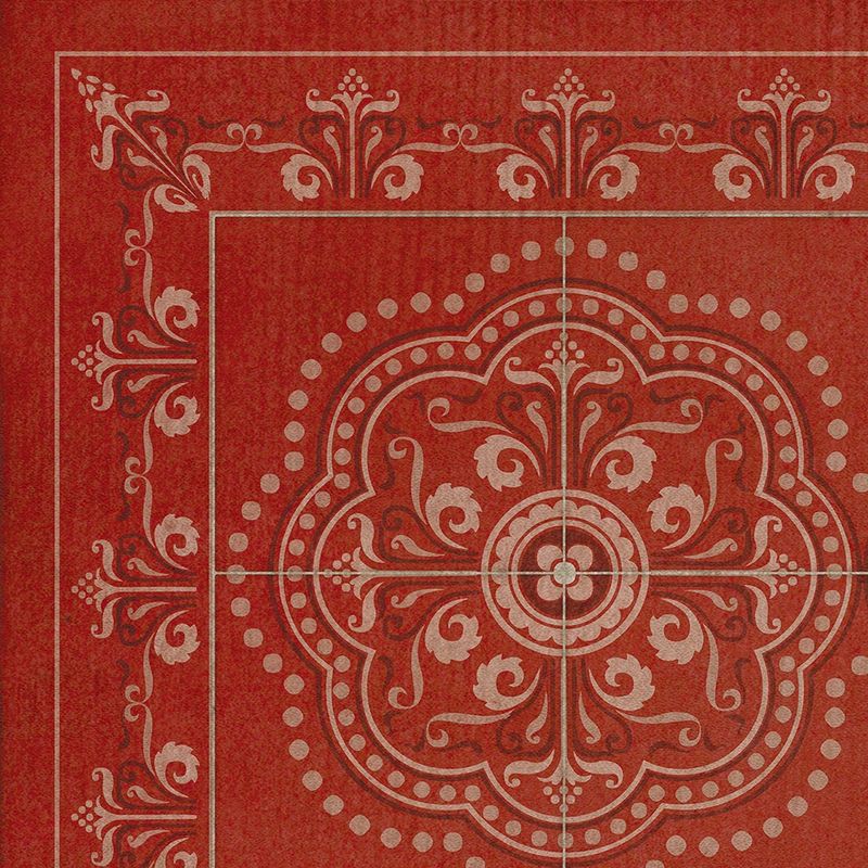 "Red Bandana"; Vinyl Rug; 20" x 30"