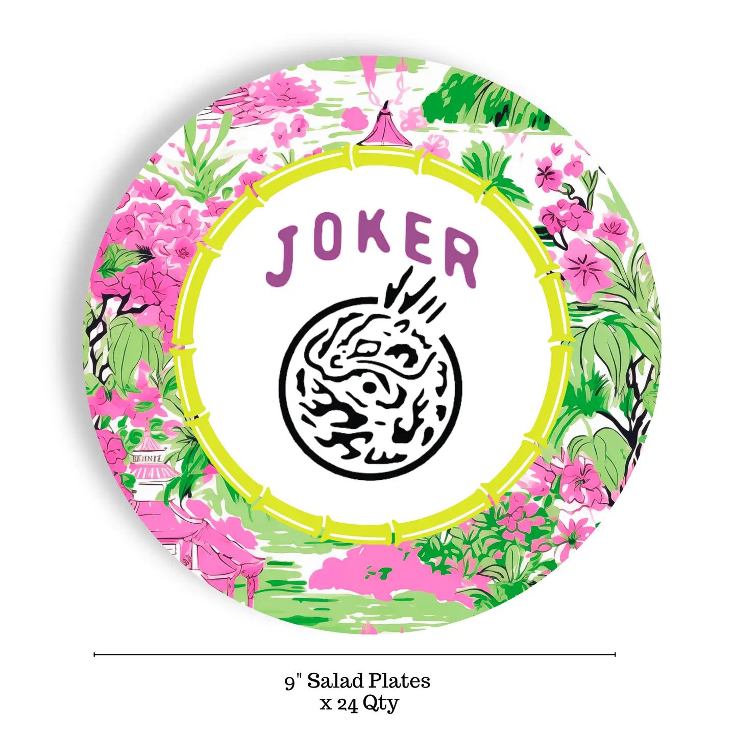 MahJong 24ct 9 MahJong 24ct 9"; Paper Plates