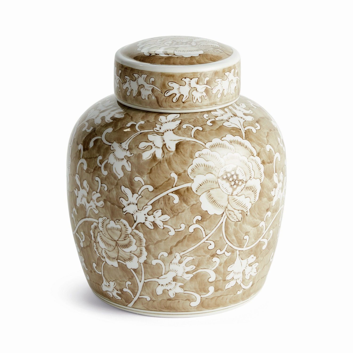 PROVINCE LOTUS LIDDED JAR PROVINCE LOTUS LIDDED JAR