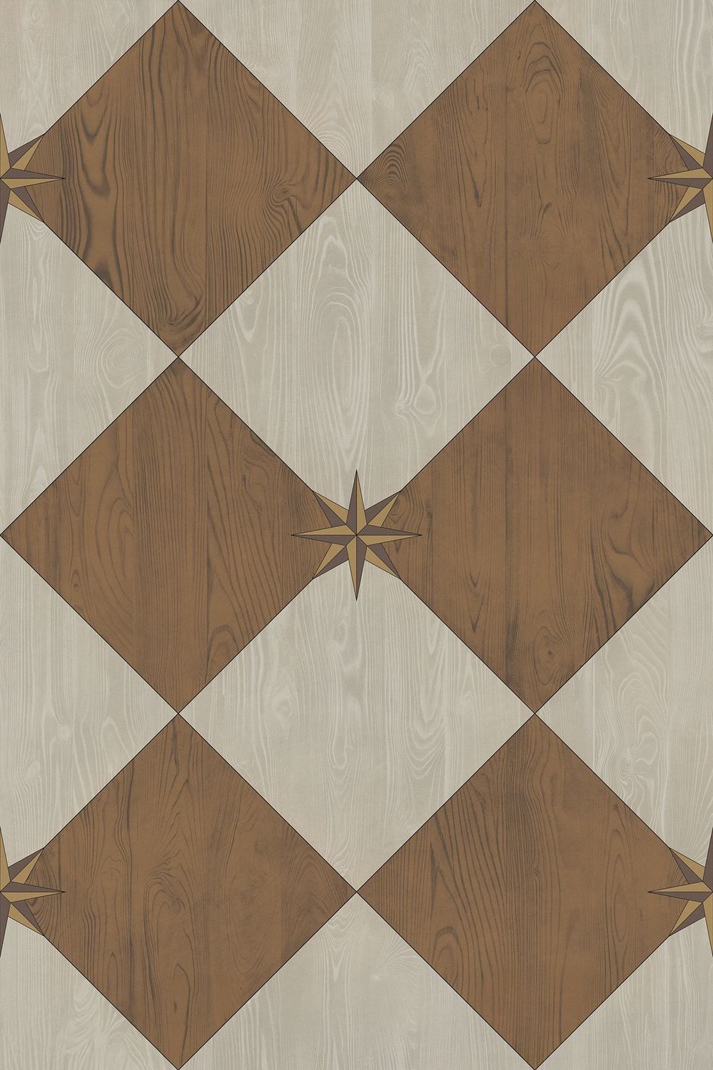 Williamsburg – Compass Diamond – Garden Grounds 24×36