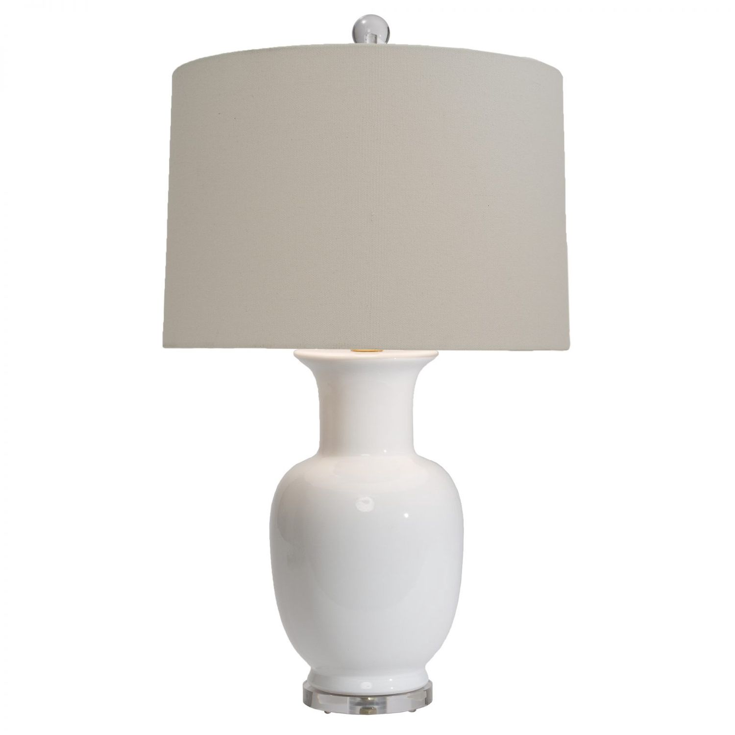 COY w/Drum Linen Oatmeal Shade- cedar green