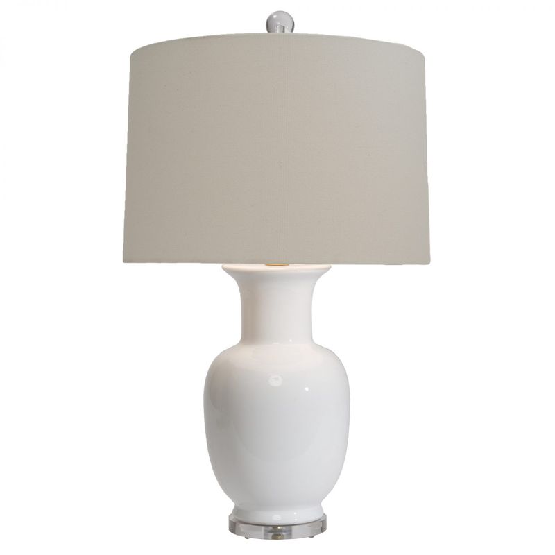 COY w/Drum Linen Oatmeal Shade- cedar green