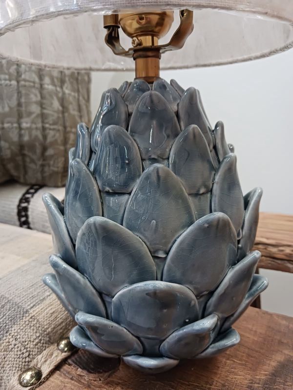 Declan Lamp; Blue w/Shade