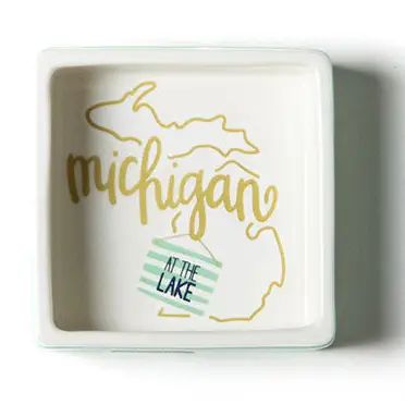 Michigan Motiff Trinket Tray